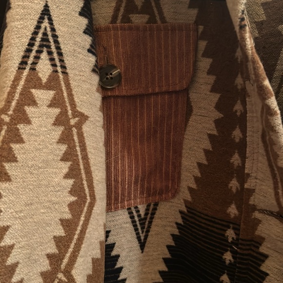 NEW|No Tags|Never Worn|Western print Shacket| New-No Tags| 1X| - Picture 5 of 7